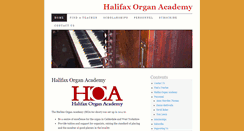 Desktop Screenshot of halifaxorganacademy.com